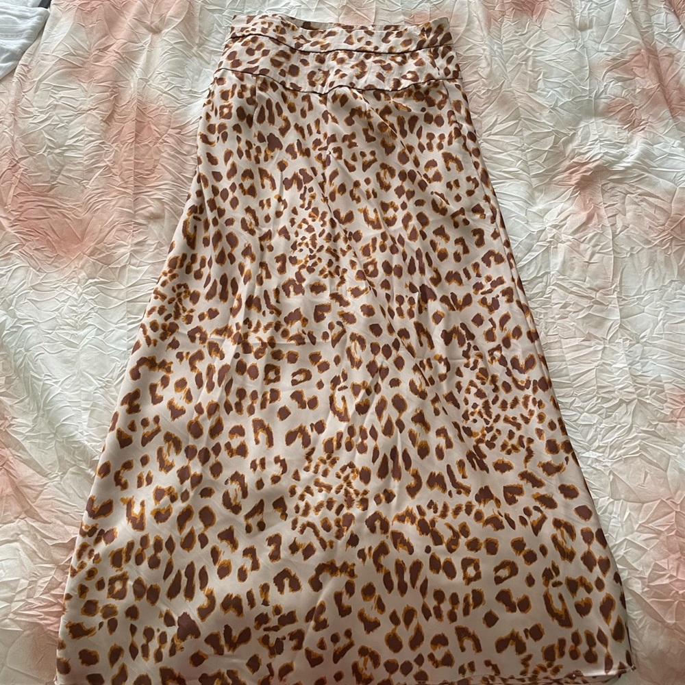 Leopard Print Skirt